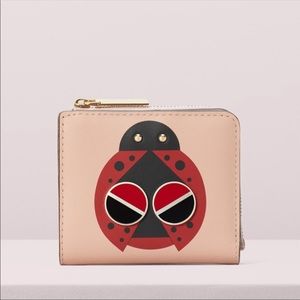 Kate Spade Spademals Lucky Ladybug Bifold Wallet